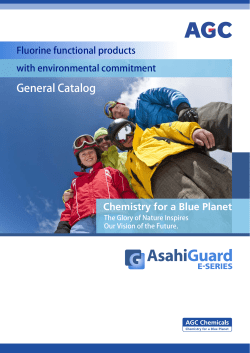 AGC General Catalog digital - AGC Chemicals Americas, Inc.