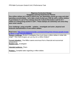 PPS Math Curriculum Grade 8 Unit 2 Performance Task Rigorous