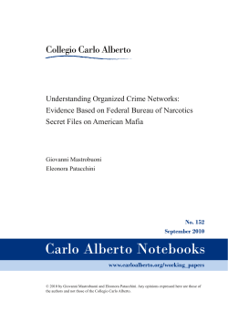 Understanding Organized Crime Networks