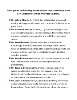 Thank you to the following individuals who have contributed to the