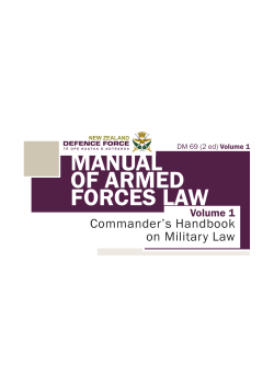 DM 69 (2 ed) Volume 1 Commander`s Handbook on Military