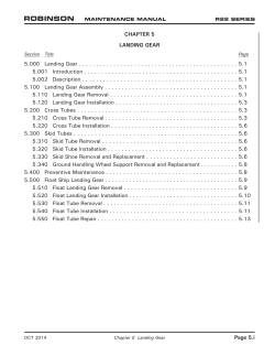 Landing Gear - Robinson Helicopter Company