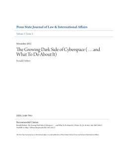 The Growing Dark Side of Cyberspace