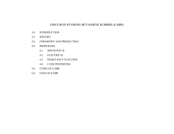 emulsion styrene-butadiene rubber (e-sbr)