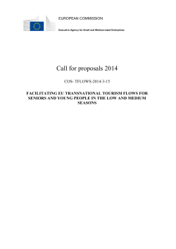 Call for proposals - European Commission
