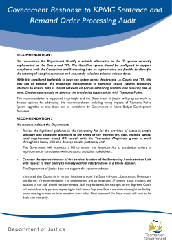 Government Response to KPMG Sentence and Remand Order