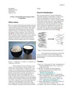 Is There a Chemical Reaction Undergone When Cooking Rice?