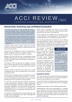 boosting australian apprenticeships