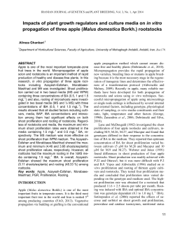- Iranian Journal of Genetics and Plant Breeding