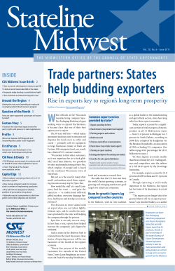 Trade partners: States help budding exporters