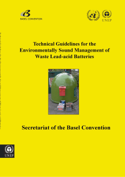 Technical Guidelines for the Environmentally