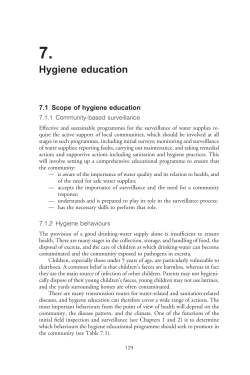 Hygiene education - World Health Organization