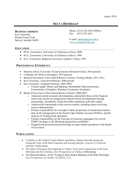 CV - Selva Demiralp