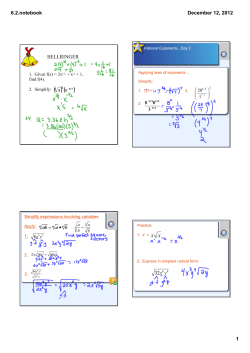 6.2.notebook 1 December 12, 2012