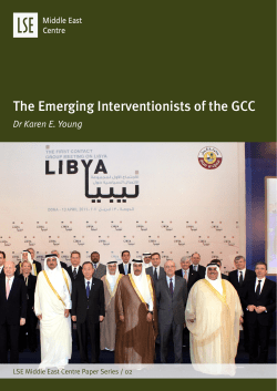The Emerging Interventionists of the GCC