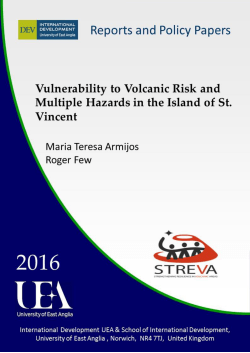 Vulnerability to Volcanic Risk and Multiple Hazards in the
