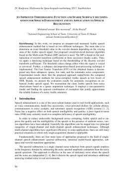 An Improved Thresholding Function and Sparse
