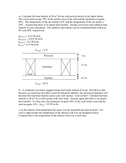 4.42J Fundamentals of Energy in Buildings, Quiz 2 Solution