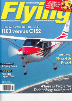 Australian Flying March April 2017