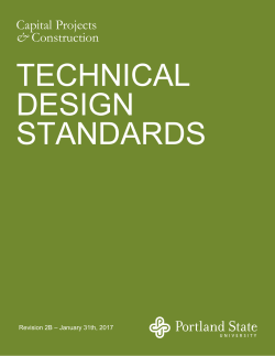 Technical Design Standard - Portland State University