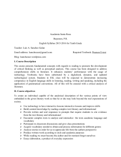 Academia Santa Rosa Bayamon, PR English