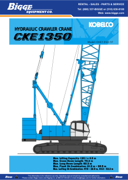 hydraulic crawler crane - Bigge Crane and Rigging
