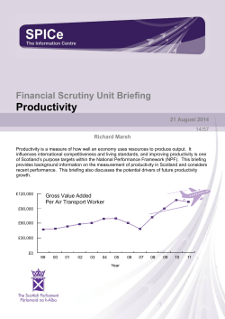SB 14-57 Productivity