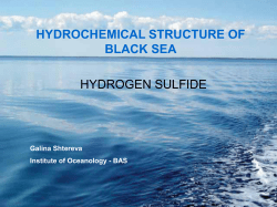 hydrochemical structure of black sea hydrogen sulfide