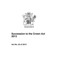 Succession to the Crown Act 2013