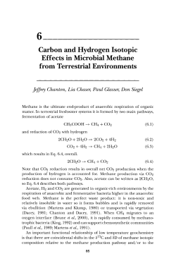 6 Carbon and Hydrogen Isotopic Effects in Microbial Methane from