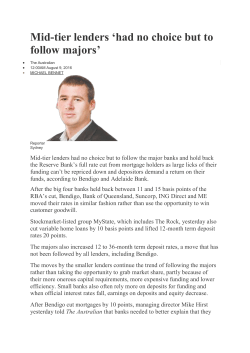 Mid-tier lenders `had no choice but to follow majors`