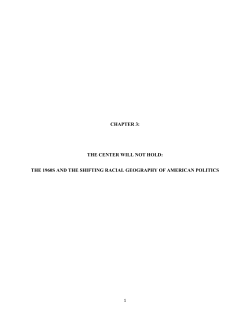 chapter 3: the center will not hold