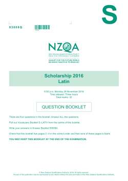 2016 Exam Question book
