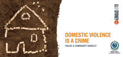 domestic violence is a crime - NSW Police