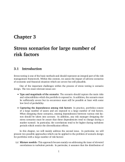 Chapter 3 Stress scenarios for large number of risk factors 3.1