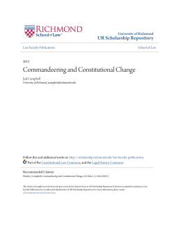 Commandeering and Constitutional Change