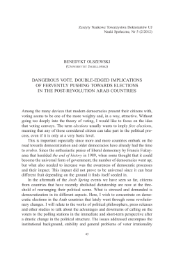 Dangerous Vote. Double-edged implications of fervently