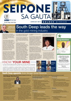 South Deep leads the way