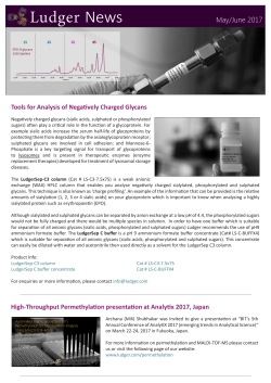 Ludger May-June 2017 newsletter