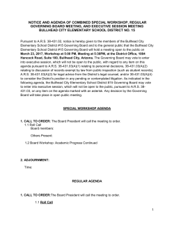 Agenda - Colorado River Schools