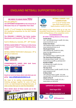 Newsletter No.34 &ndash; August 2016