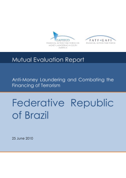 Mutual Evaluation Report of Brazil