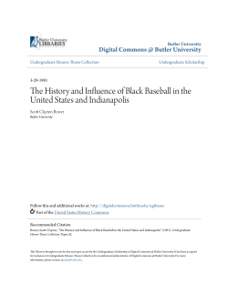 The History and Influence of Black Baseball in the United States and
