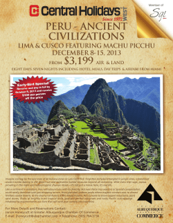 peru - ancient civilizations - the Greater Albuquerque Chamber of