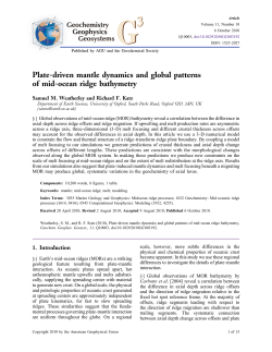 Plate‐driven mantle dynamics and global patterns of mid