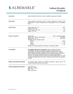 sodium bromide technical grade
