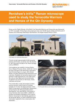 Case study: Terracotta Warriors and Horses of the Qin Dynasty