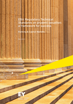 EY EBA Regulatory Technical Standards on prudent valuation: a