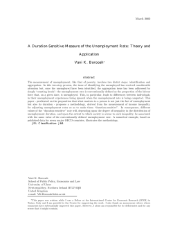 A Duration-Sensitive Measure of the Unemployment Rate: Theory