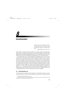 8 Coordinatization